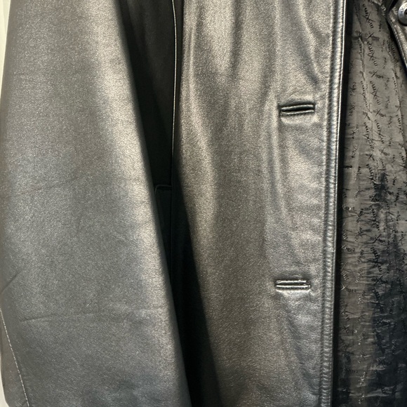 Black Wilson’s maxima leather jacket - Picture 2 of 5